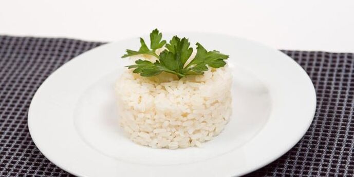 بغیر نمک کے ابلے ہوئے چاول